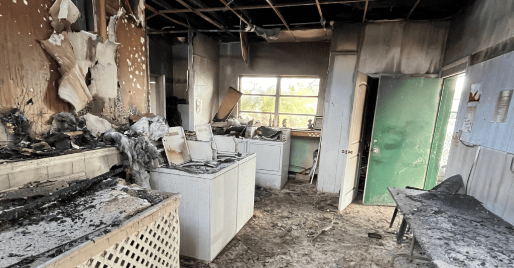 Commercial Fire Damage Cleanup