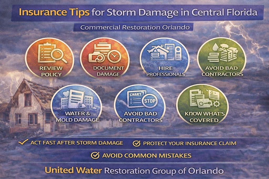 Insurance Tips for Storm Damage in Central Florida